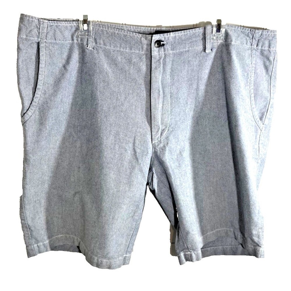 J. Ferrar Mens Gray Casual Cotton Shorts Size 34